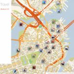 Boston Printable Tourist Map | Sygic Travel   Printable Map Of Boston Attractions