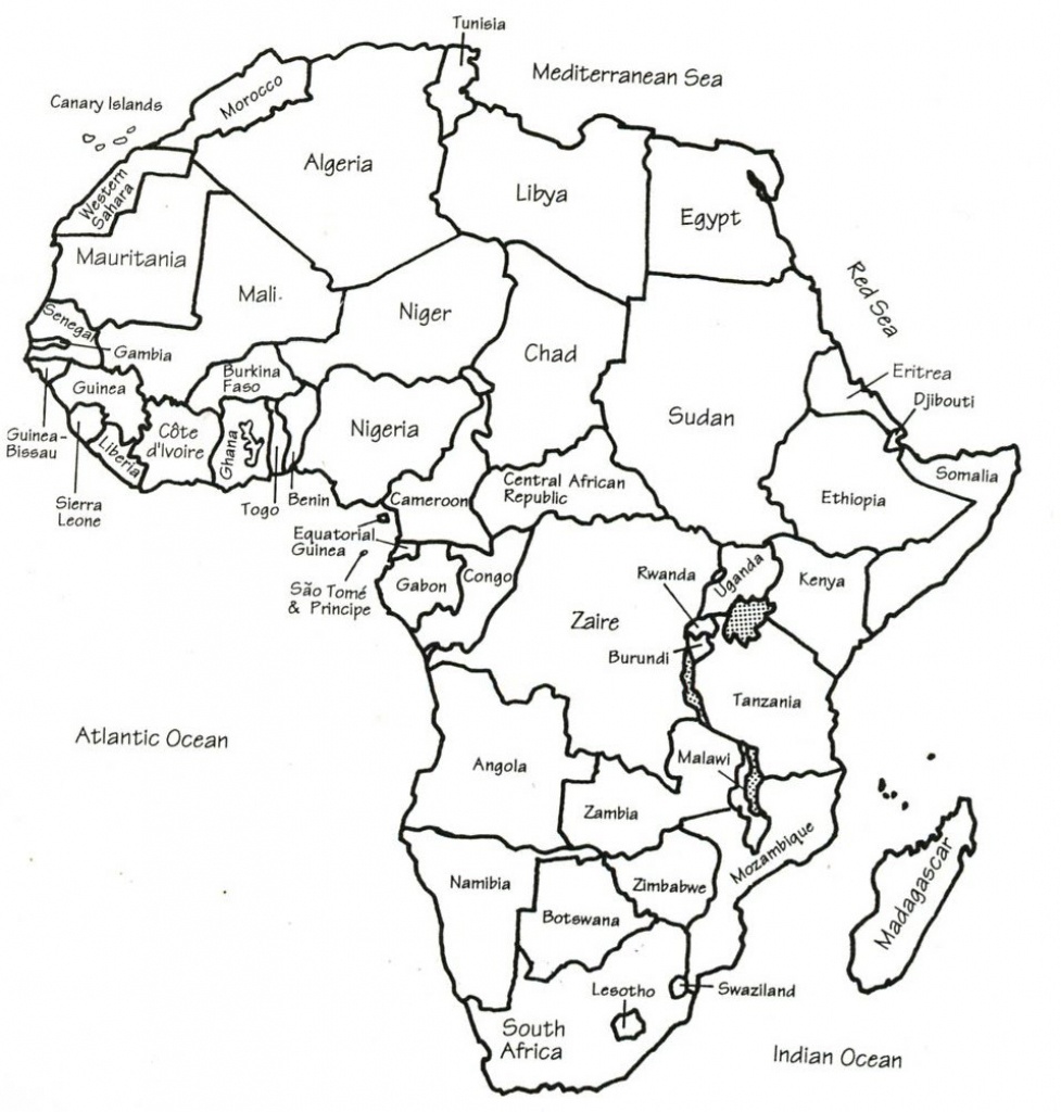 Broad Providing Down Noticeably Provide Nevertheless Slightest Me - Map Of Africa Printable Black And White