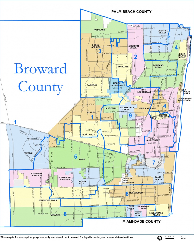 Broward County Map - Check Out The Counties Of Broward - Coconut Creek Florida Map