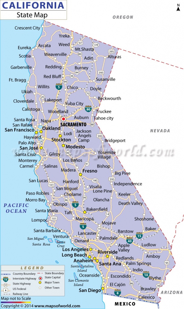 Buy California State Map - California State Map Pictures