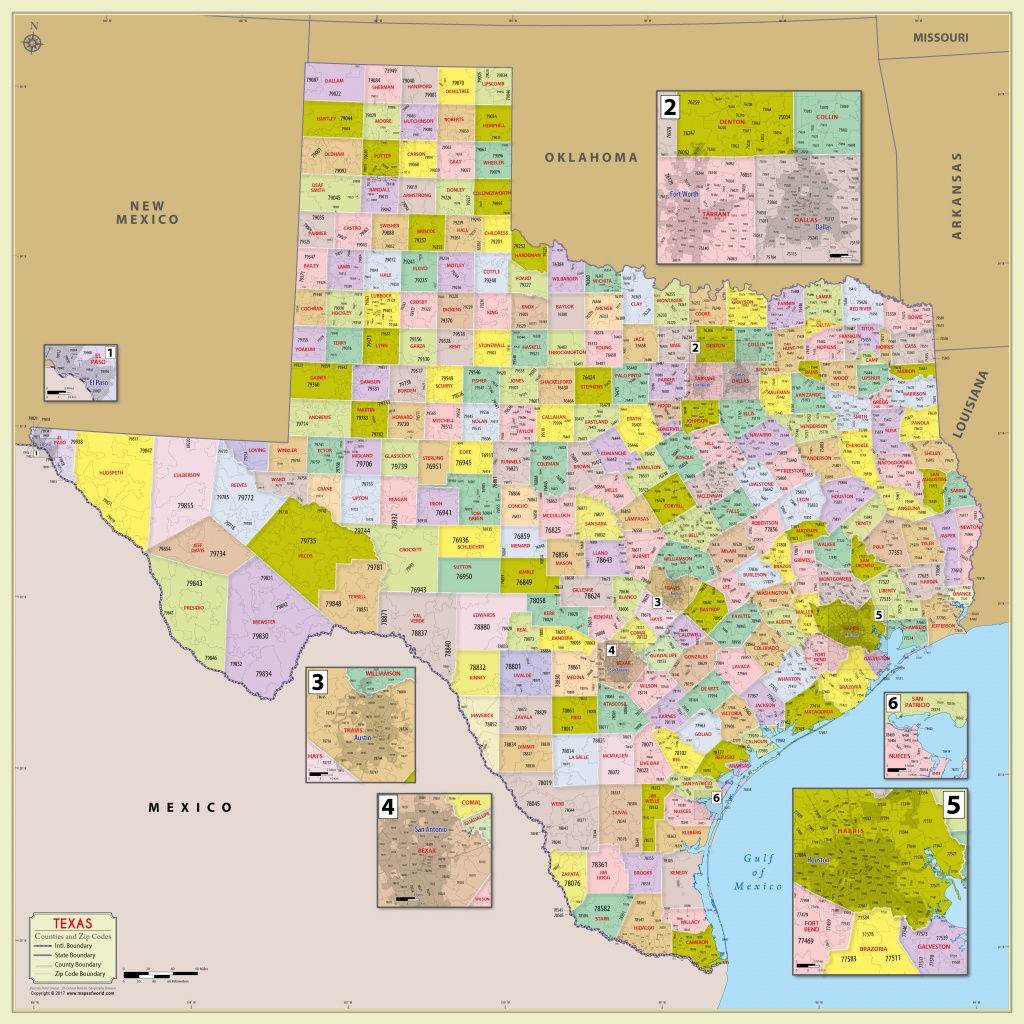 Dallas Texas Zip Code Map