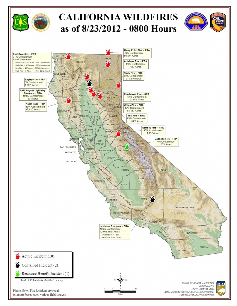 Cal Fire Map Map California Current California Wildfire Map Popular - Map Of Current California Wildfires