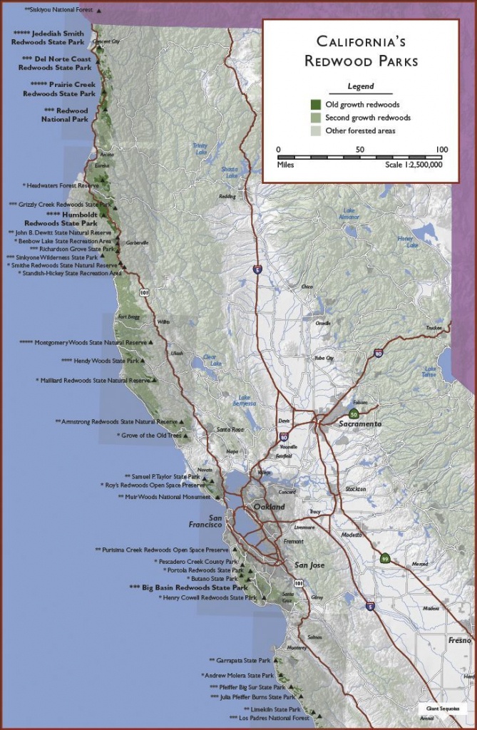 California | Click On Grey Boxes To View Regional Maps; Click On - Northern California Hiking Map