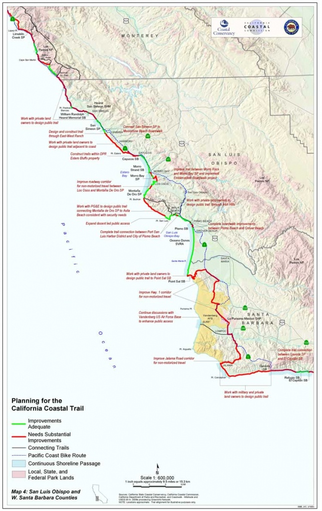 California Coastal Trail - California Coastal Trail Map