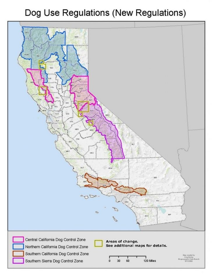 California Deer Zone Map 2018