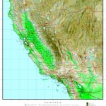 California Elevation Map   California Terrain Map