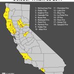 California Fires: Map Shows The Extent Of Blazes Ravaging State's   2017 California Wildfires Map