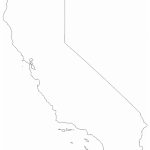 California Free State Printables | Free Printable California Outline   Free State Map California