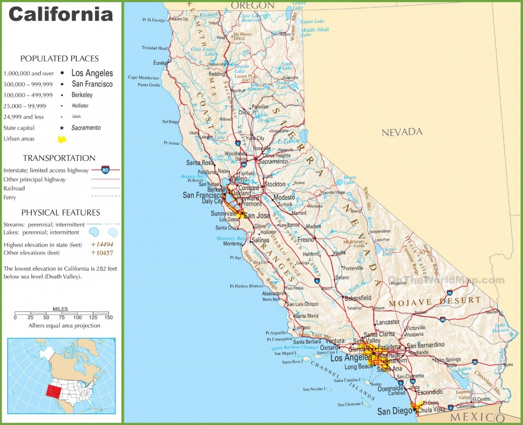 California Highway Map - California Highway Map