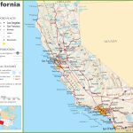 California Highway Map   California Landforms Map