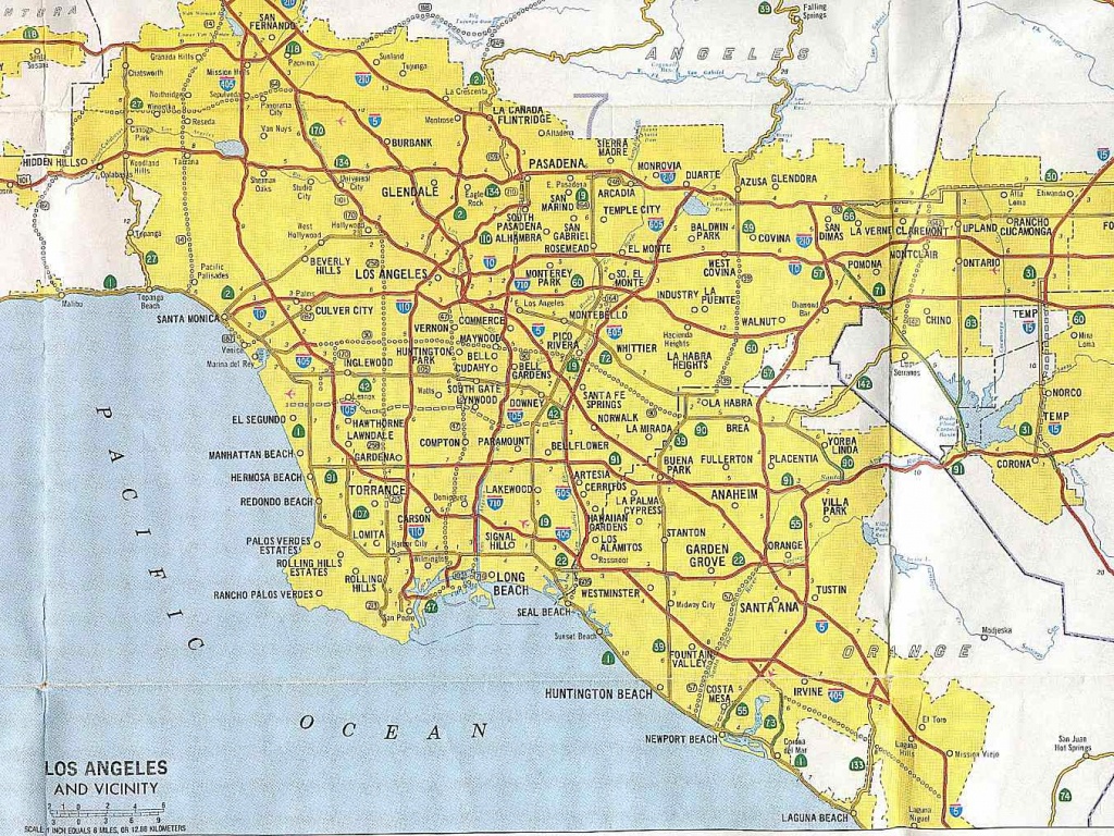 Southern California Freeways Wikipedia Map Of Southern California 