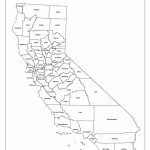 California Labeled Map   California State Map Printable