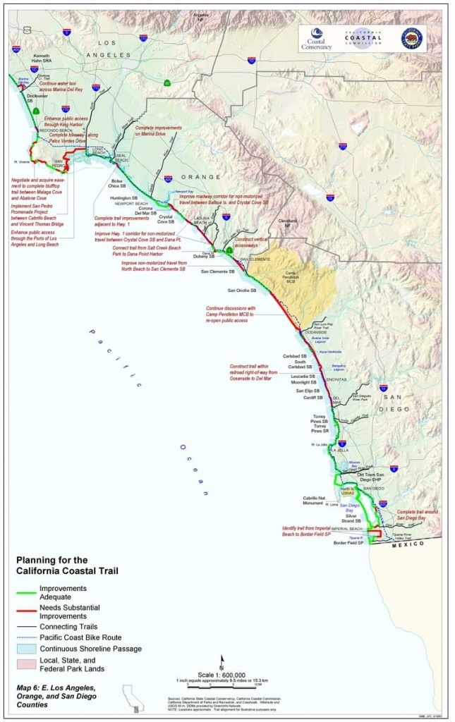 California Lost Coast Trail Map – Map Of Usa District - California Coastal Trail Map