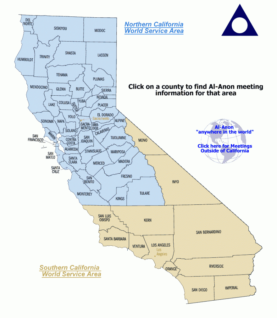 Interactive Map Of California Counties Printable Maps