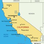 California Map Of Cities And Travel Information | Download Free   Tahoe City California Map