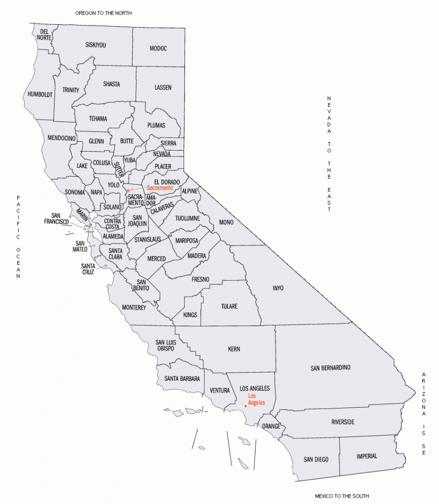 California Map Of County Lines – Map Of Usa District - California Map With County Lines