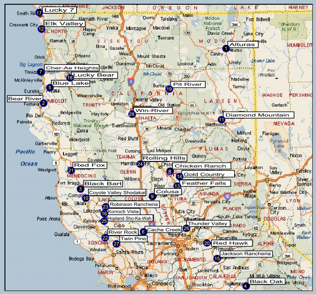 California Map Of Northern Cities – Map Of Usa District - Map Of Northern California Cities And Towns