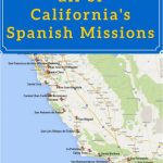 California Mission Map To Print On A Mission Map Of California S   California Missions Map Printable