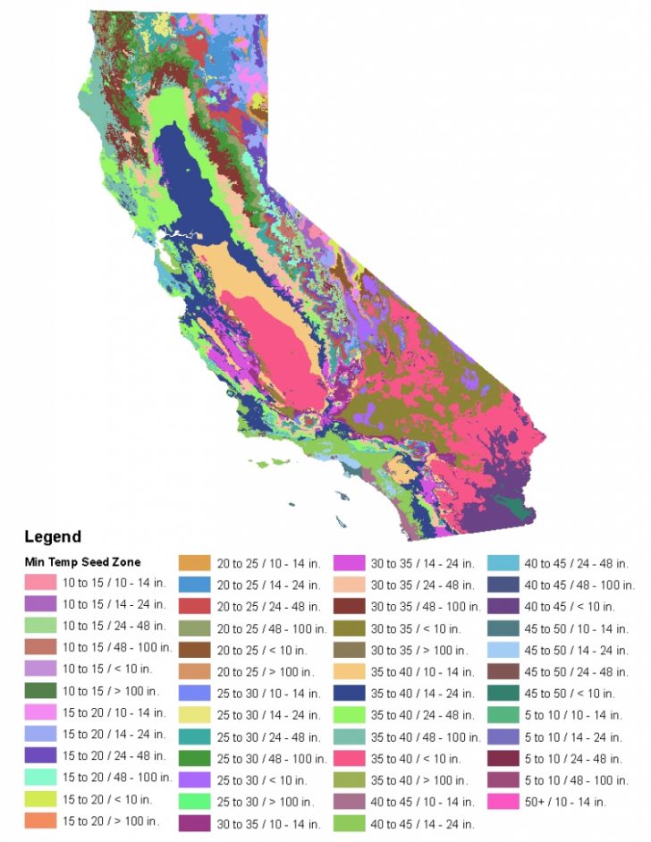 Usda Zone Map California