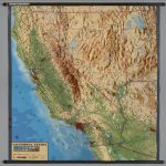 California    Physical (Raised Relief)   David Rumsey Historical Map   California Relief Map Printable