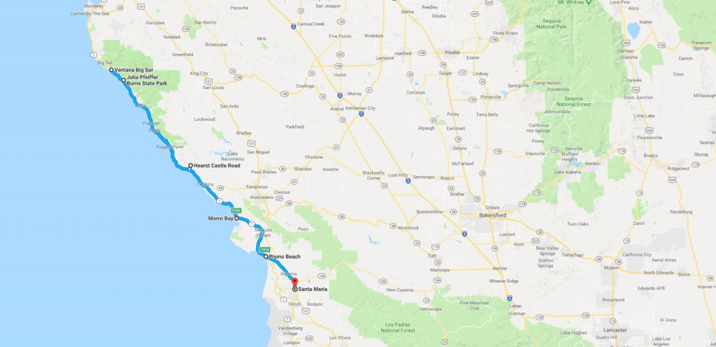 California Road Trip - The Perfect Two Week Itinerary | The Planet D - California Vacation Planning Map