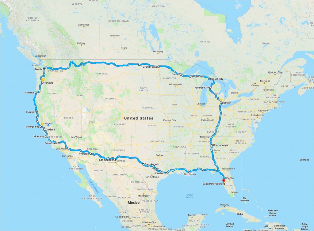 California Road Trip Trip Planner Map | Secretmuseum - Road Trip Map Printable