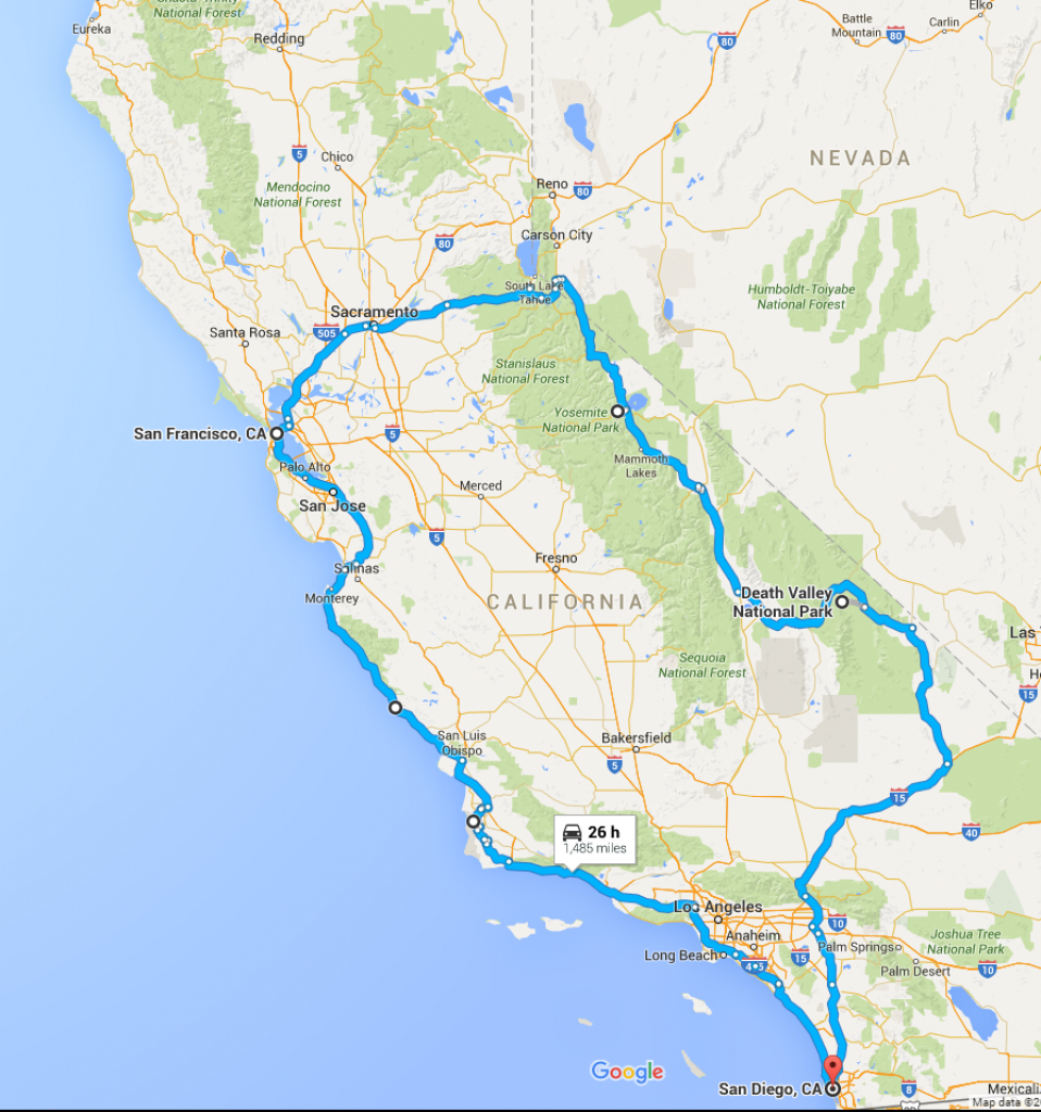 California Rv Road Trip Planner - Roverpass - Best California Road Trip Map