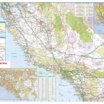 California Southern Wall Map Executive Commercial Edition   Northern California Wall Map