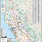 California State North Wall Map – Kappa Map Group   Map Of Northern California