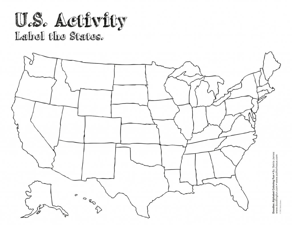 California State Outline Map Detailed United States Map Printable - Usa Map Printable Pdf