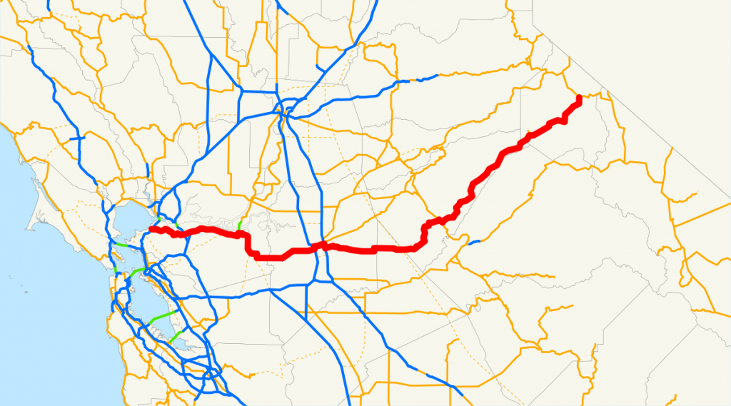 California State Route 4 - Wikipedia - Tracy California Map