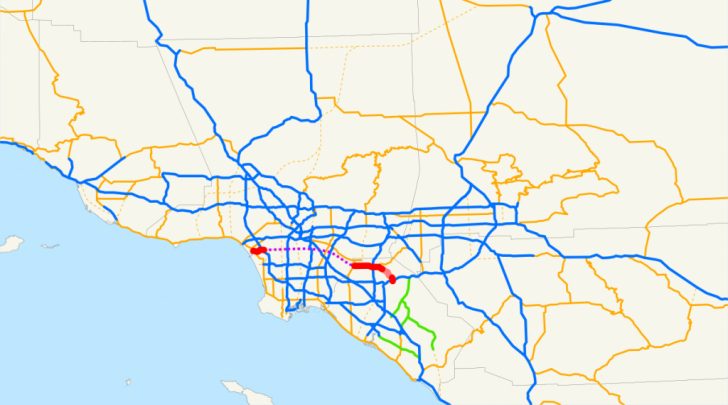 California Road Conditions Map