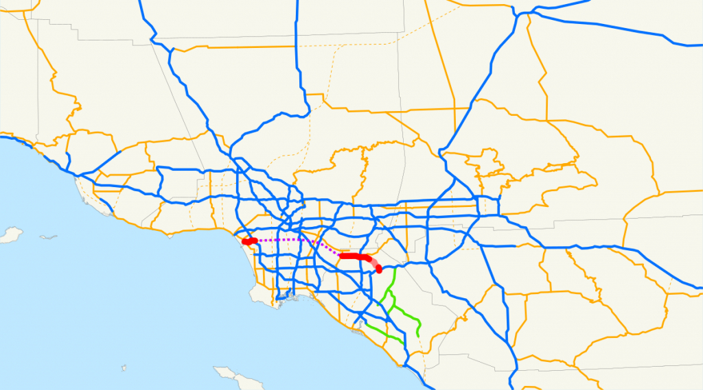 California State Route 90 - Wikipedia - California Road Conditions Map