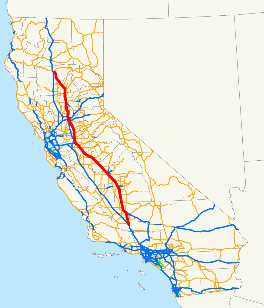 California State Route 99 - Wikipedia - California Rest Stops Map
