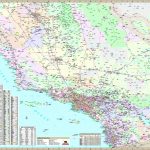 California State Southern Wall Map   Maps   California Wall Map