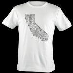 California T Shirt   California Map Shirt