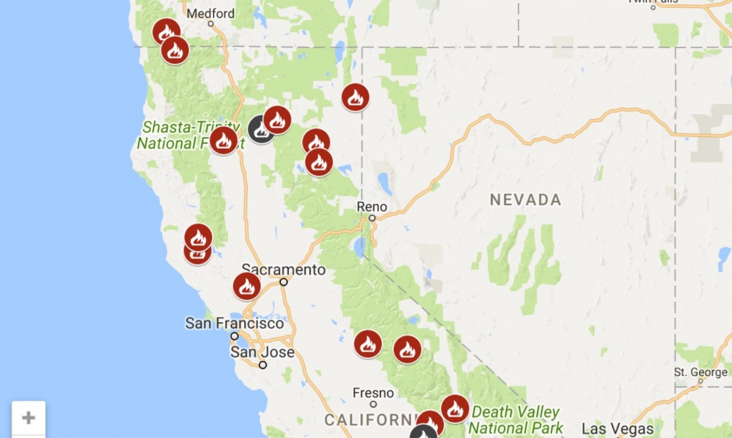 California Wildfire Map – Nothing - California Wildfire Map