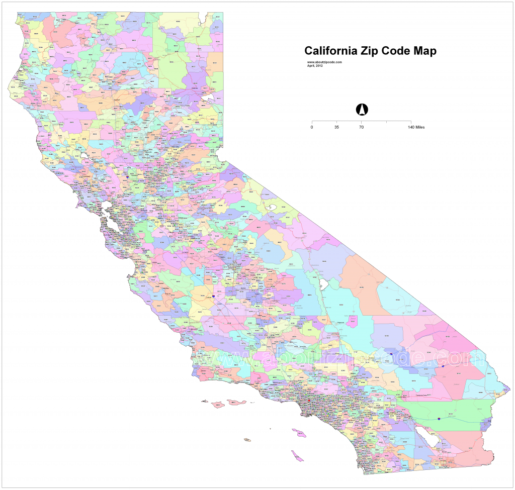 California Zip Code Maps - Free California Zip Code Maps - Free State Map California
