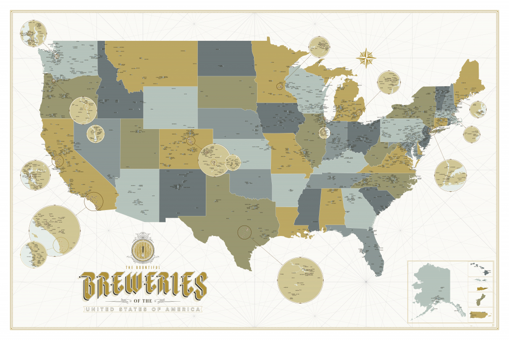 Calling All Beer Nerds: This Incredibly Detailed Craft Brewery Map - California Brewery Map