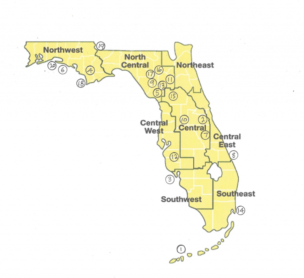 Campgrounds In Florida: Thousands Of Great Places For Campers - Florida State Parks Map