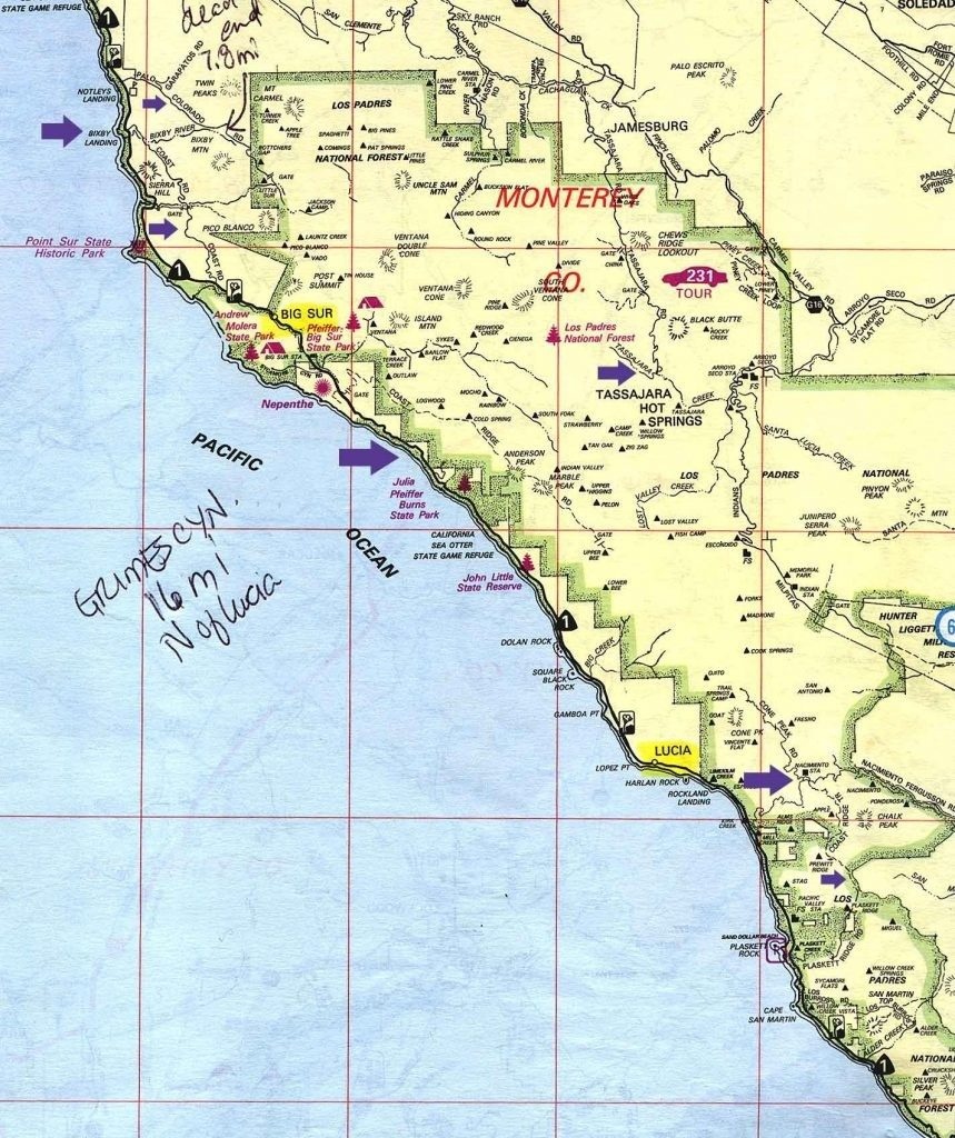Camping Map California | D1Softball - California Camping Sites Map