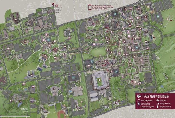 Texas A&m Location Map