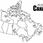 Canada Map Drawing At Paintingvalley | Explore Collection Of   Printable Blank Map Of Canada