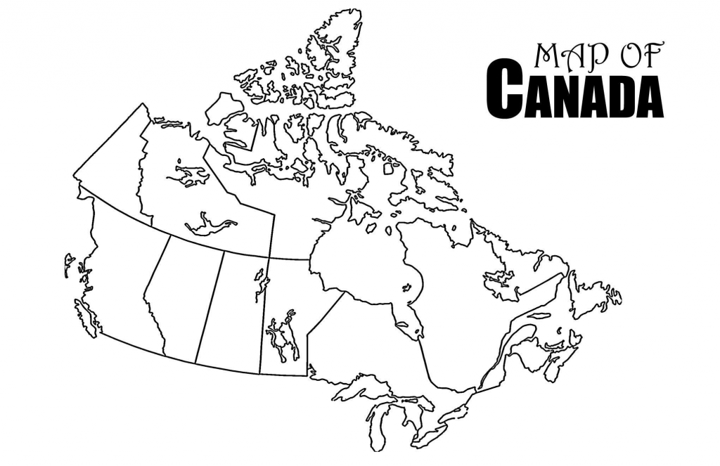 Canada Map Drawing At Paintingvalley | Explore Collection Of - Printable Blank Map Of Canada