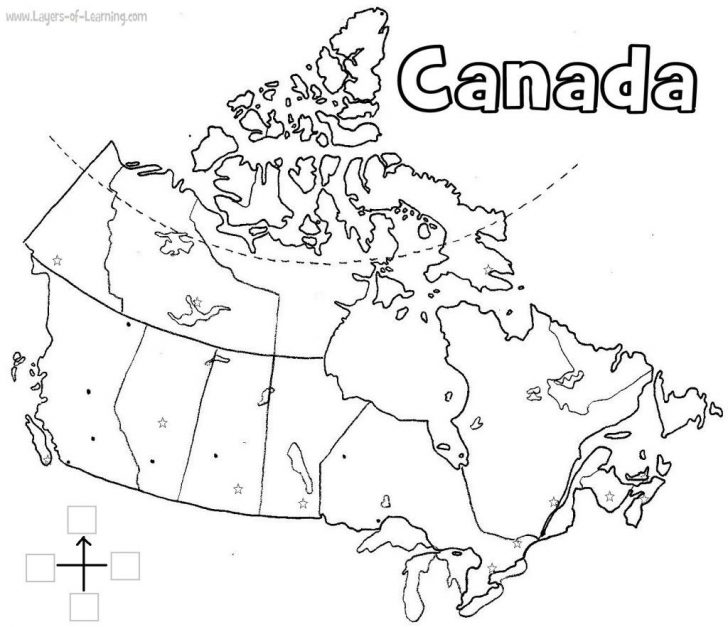 Free Printable Map Of Canada For Kids