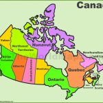 Canada Provinces And Territories Map | List Of Canada Provinces And   Free Printable Map Of Canada