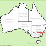 Canberra Maps | Australia | Maps Of Canberra (Capital City Of Australia)   Printable Map Of Canberra