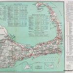 Cape Cod Road Map Print   Reproduction     Antique Maps And Charts   Printable Map Of Cape Cod Ma