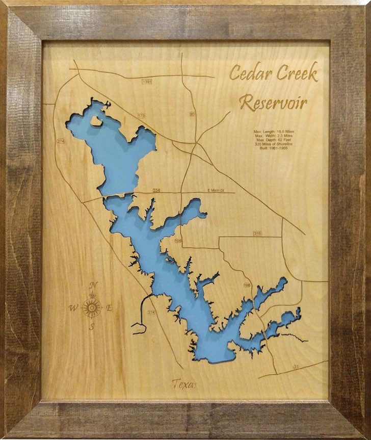 Cedar Creek Texas Map