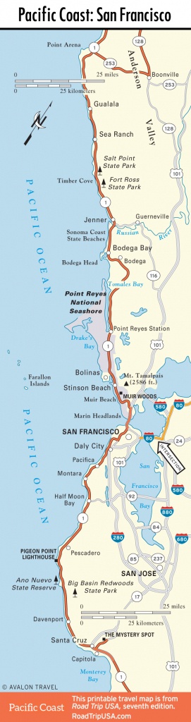 Central California | Road Trip Usa - Central California Road Map
